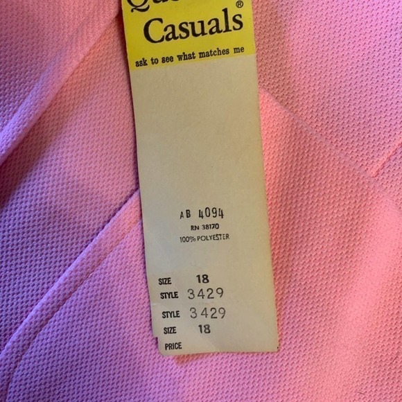 Vintage queen casuals pink blazer M - Picture 3 of 9